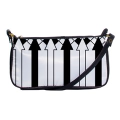 Funny Black And White Stripes Diamonds Arrows Shoulder Clutch Bags by yoursparklingshop