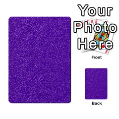 Festive Purple Glitter Texture Multi-purpose Cards (rectangle)  by yoursparklingshop