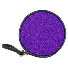 Festive Purple Glitter Texture Classic 20-cd Wallets by yoursparklingshop