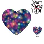 Starlight Shiny Glitter Stars Multi-purpose Cards (Heart)  Back 1