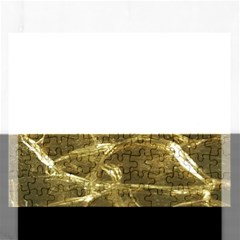 Gold Bar Golden Chic Festive Sparkling Gold  Rectangular Jigsaw Puzzl by yoursparklingshop