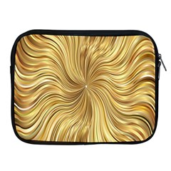 Chic Festive Elegant Gold Stripes Apple Ipad 2/3/4 Zipper Cases by yoursparklingshop