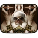 Skull Magic Fleece Blanket (Mini) 35 x27  Blanket