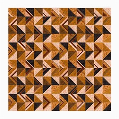 Brown Tiles Medium Glasses Cloth by FunkyPatterns