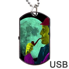 Sherlock Holmes Dog Tag Usb Flash (two Sides)  by icarusismartdesigns