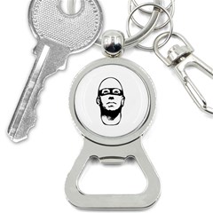 Baldhead Hero Comic Illustration Bottle Opener Key Chains by dflcprints