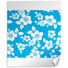 Light Blue Hawaiian Canvas 16  X 20   by AlohaStore