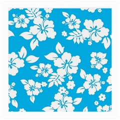 Light Blue Hawaiian Medium Glasses Cloth by AlohaStore