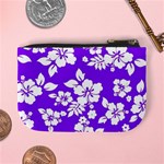 Violet Hawaiian Mini Coin Purses Back