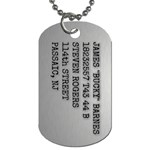 Captain America Dog Tags Front