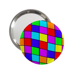 Colorful Cubes 2 25  Handbag Mirrors by Valentinaart