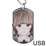 Strawberry Things  Dog Tag USB Flash (One Side) Front