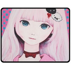 Sweet Tuesday Fleece Blanket (medium)  by kaoruhasegawa