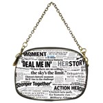 Hillary 2016 Historic Headlines Chain Purses (Two Sides)  Front