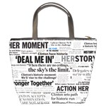 Hillary 2016 Historic Front Pages & Headlines Bucket Handbag Back