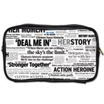 Hillary 2016 Historic Headlines Toiletries Bags 2-Side Front