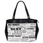 Hillary 2016 Historic Headlines Office Handbags (2 Sides)  Front