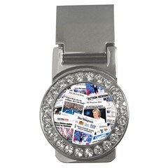 Hillary 2016 Historic Newspaper Collage Money Clips (cz)  by blueamerica