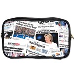 Hillary 2016 Historic Newspaper Collage Toiletries Bags Front