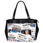 Hillary 2016 Historic Newspaper Collage Office Handbags (2 Sides)  Front