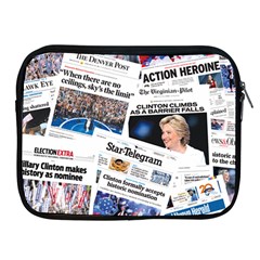 Hillary 2016 Historic Newspaper Collage Apple Ipad 2/3/4 Zipper Cases by blueamerica