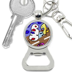 Abstract Comic Bottle Opener Key Chains by Valentinaart