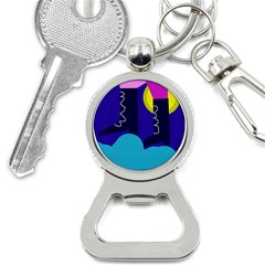 Walking On The Clouds  Bottle Opener Key Chains by Valentinaart