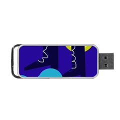 Walking On The Clouds  Portable Usb Flash (two Sides) by Valentinaart