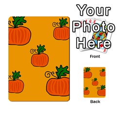 Thanksgiving Pumpkins Pattern Multi-purpose Cards (rectangle)  by Valentinaart