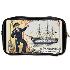 Vintage Advertisement British Navy Marine Typography Toiletries Bags by yoursparklingshop