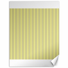 Summer Sand Color Yellow Stripes Pattern Canvas 36  X 48   by picsaspassion