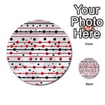 Dots and lines Multi-purpose Cards (Round)  Front 53