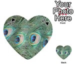 Peacock Feathers Macro Playing Cards 54 (Heart)  Front - Spade2