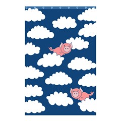 When Pigs Fly Shower Curtain 48  X 72  (small)  by BubbSnugg