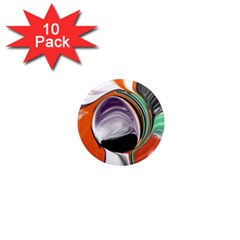 Abstract Orb 1  Mini Magnet (10 Pack)  by digitaldivadesigns