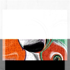 Abstract Orb Rectangular Jigsaw Puzzl by digitaldivadesigns