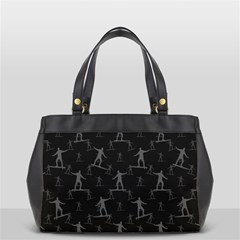 Surfing Motif Pattern Office Handbags (2 Sides)  by dflcprints