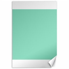 Mint Color Canvas 24  X 36  by picsaspassion