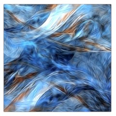 Blue Colorful Abstract Design  Large Satin Scarf (square) by designworld65