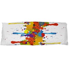 Crazy Multicolored Double Running Splashes Body Pillow Case (dakimakura) by EDDArt