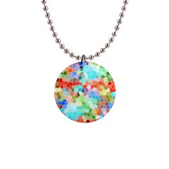 Colorful Mosaic  Button Necklaces by designworld65