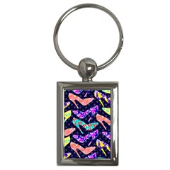 Colorful High Heels Pattern Key Chains (rectangle)  by DanaeStudio