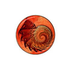 Nautilus Shell Abstract Fractal Hat Clip Ball Marker (10 Pack) by designworld65