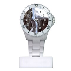 Metallic And Chrome Plastic Nurses Watch by digitaldivadesigns