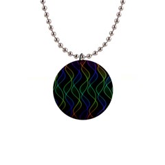 Rainbow Helix Black Button Necklaces by designworld65