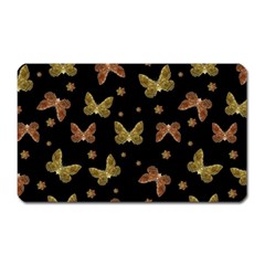 Insects Motif Pattern Magnet (rectangular) by dflcprints