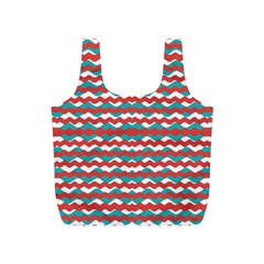 Geometric Waves Full Print Recycle Bags (s)  by dflcprints