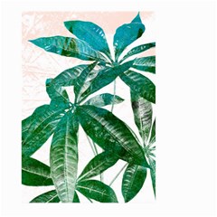 Pachira Leaves  Large Garden Flag (two Sides) by DanaeStudio