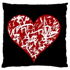 Valentine s Day Design Large Cushion Case (two Sides) by Valentinaart