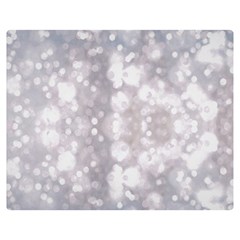 Light Circles, Rouge Aquarel Painting Double Sided Flano Blanket (medium)  by picsaspassion